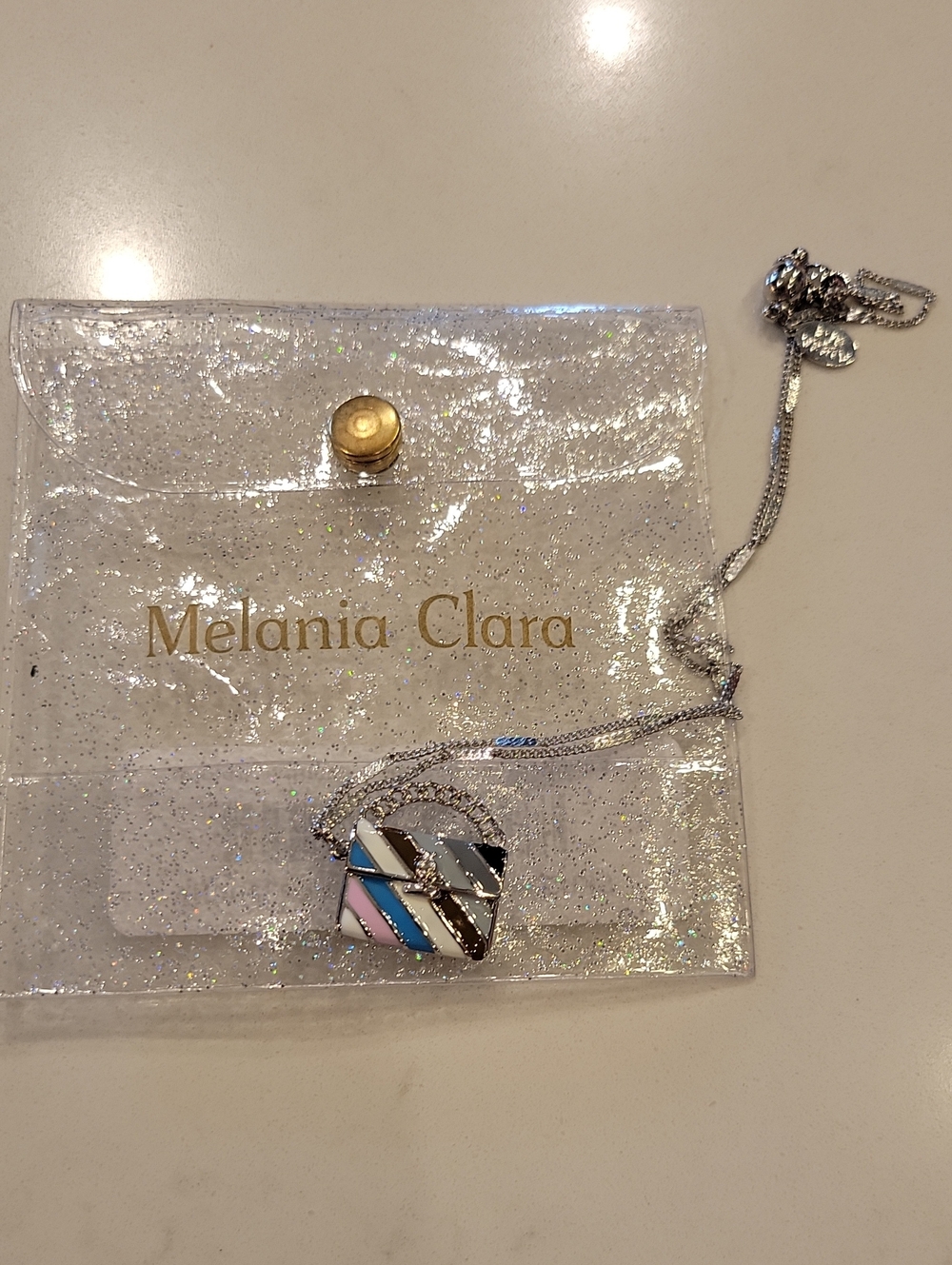 Melania Clara Purse Necklace